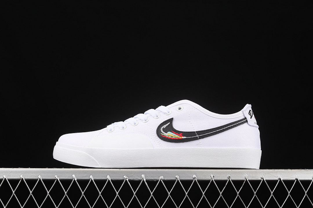 Nike SB BLAZER COURT DAAN VAN DER LINDEN WHITE/WHITE/BLACK · CZ5605-211, photo 1