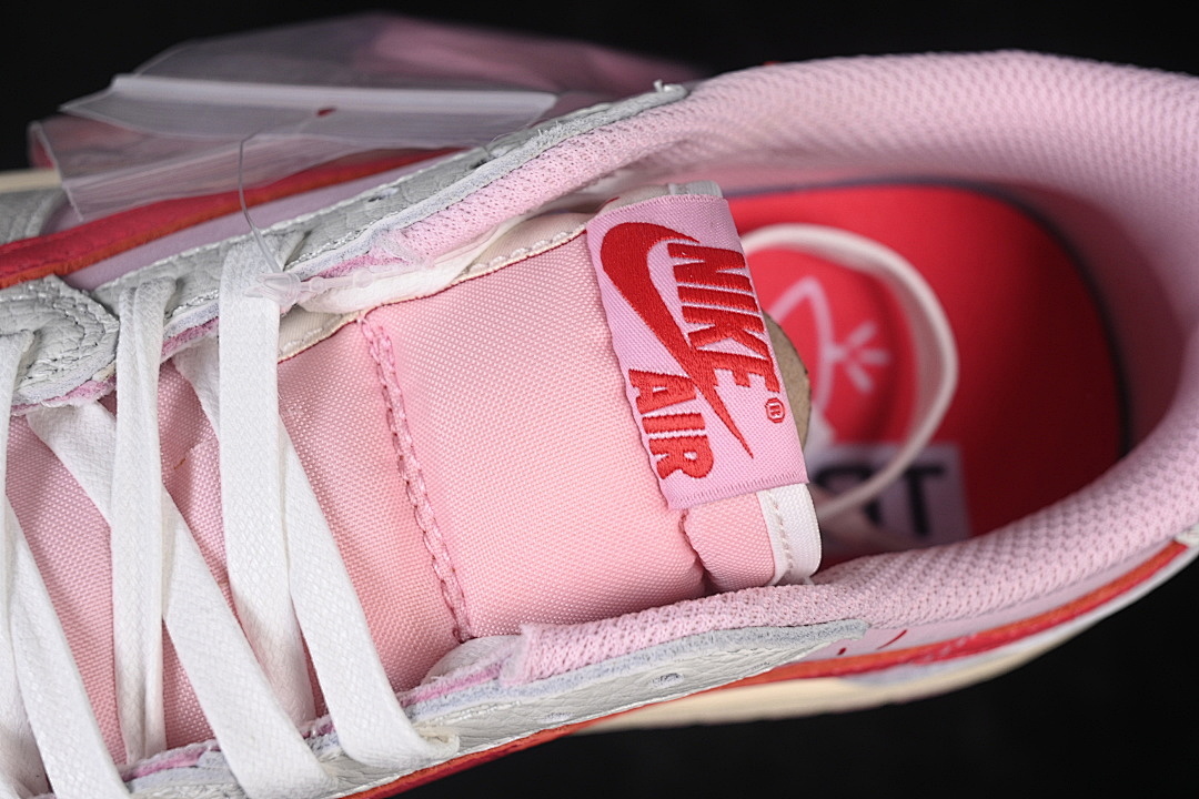 Jordan [IQ7604-101]-[JORDAN 1 RETRO LOW OG SP SAIL/TROPICAL PINK/MUSLIN]-[WOMAN:36-39]-[MAN:40-48.5] - Image 9