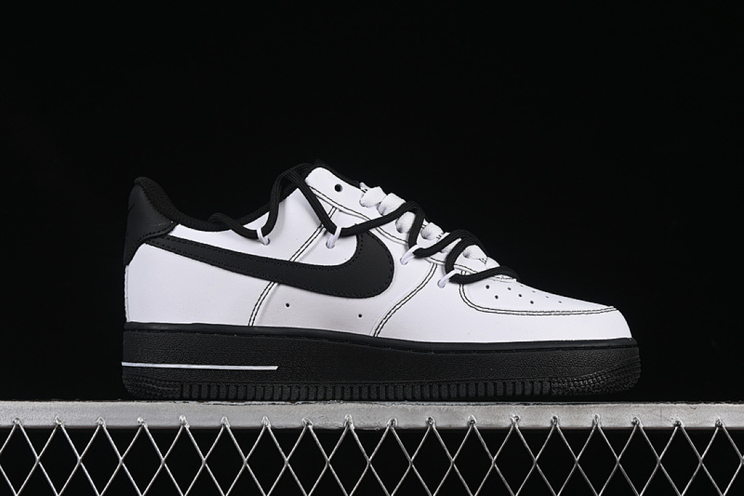Nike [ZH0316-066]-[AIR FORCE 1 07 LOW WHITE/BLACK/SILVER]-[WOMAN:36-39]-[MAN:40-45] - Image 2