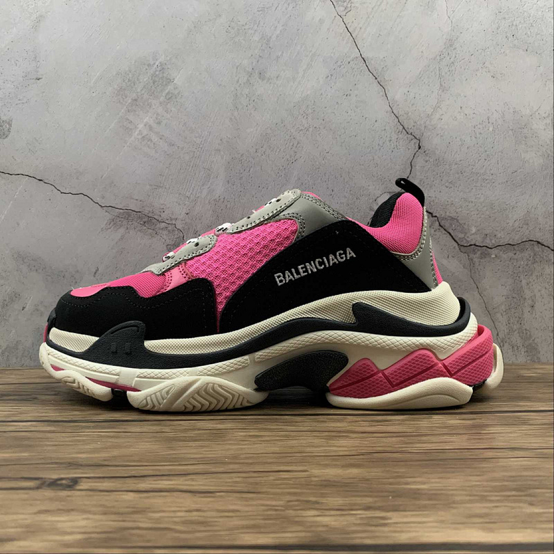 Unbranded [BA*LEN*CIAGA TRIPLE S SNEAKERS PINK/BLACK/BEIGE]-[WOMAN:35-39]-[MAN:40-46], photo 1
