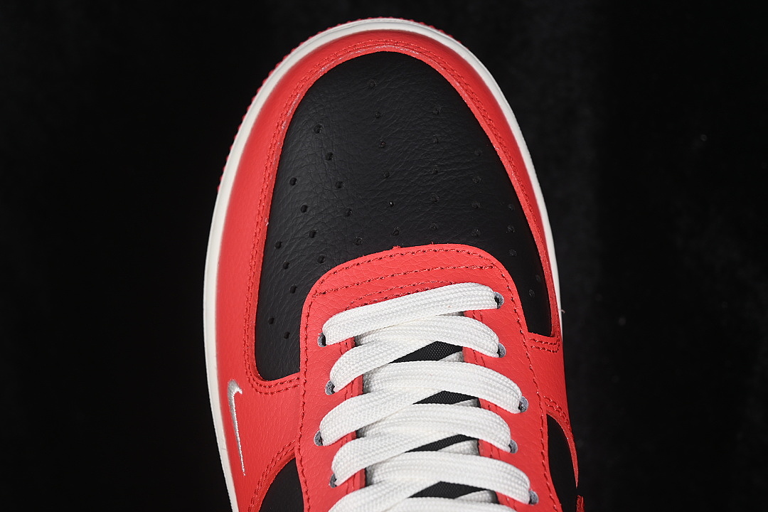 Nike [DW8806-029]-[AIR FORCE 1 07 LOW CASUAL SNEAKERS RED/BLACK/WHITE]-[WOMAN:36-39]-[MAN:40-45] - Image 9