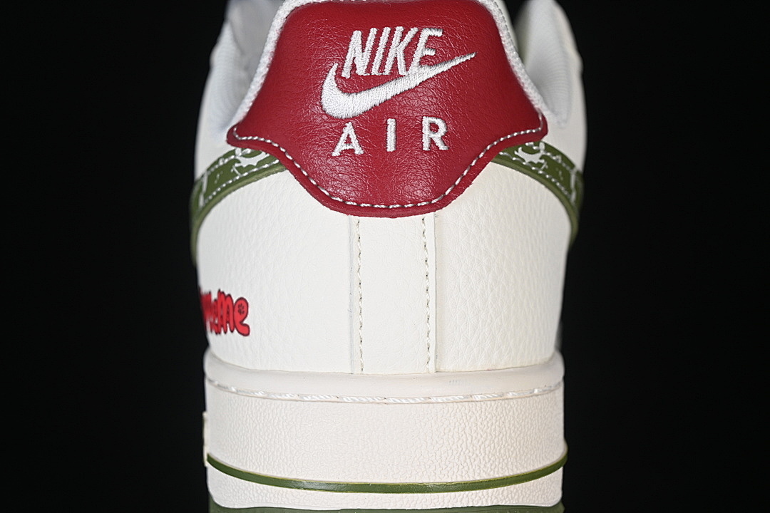 Nike [QW5606-273]-[AIR FORCE 1 07 LOW WHITE/GREEN/RED]-[WOMAN:36-39]-[MAN:40-45] - Image 7