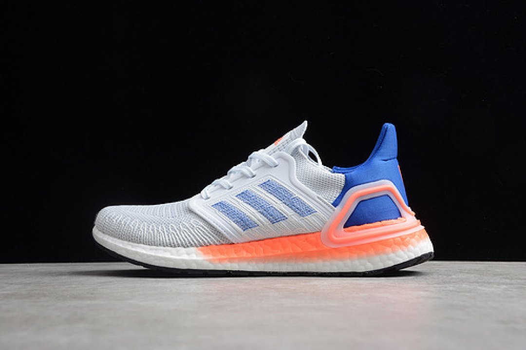 On Running [EG0708]-[ULTRABOOST 20 SHOES CRYSTAL WHITE/GLOW BLUE/SOLAR RED]-[MAN:39-45], photo 1