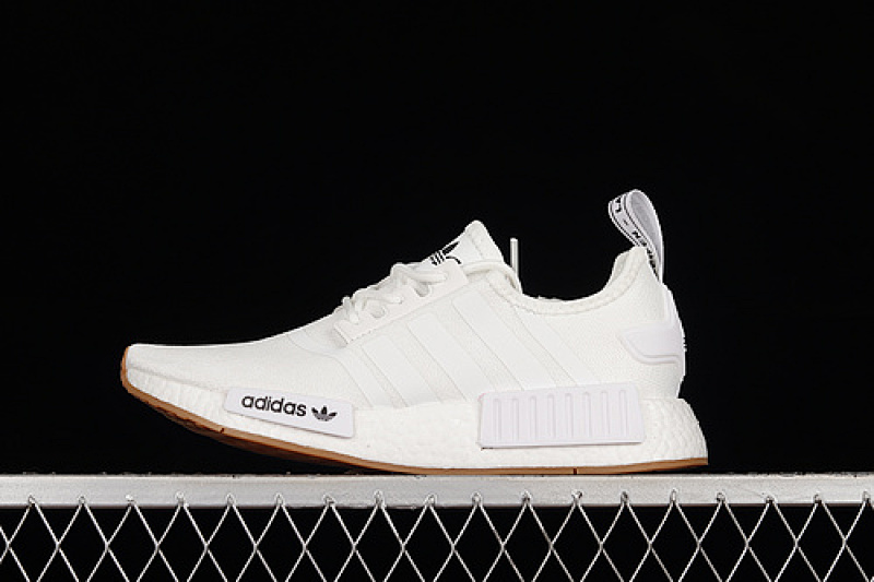 NMD_R1 PRIMEBLUE SHOES CLOUD WHITE/CLOUD WHITE/GUM · GZ9260, photo 1
