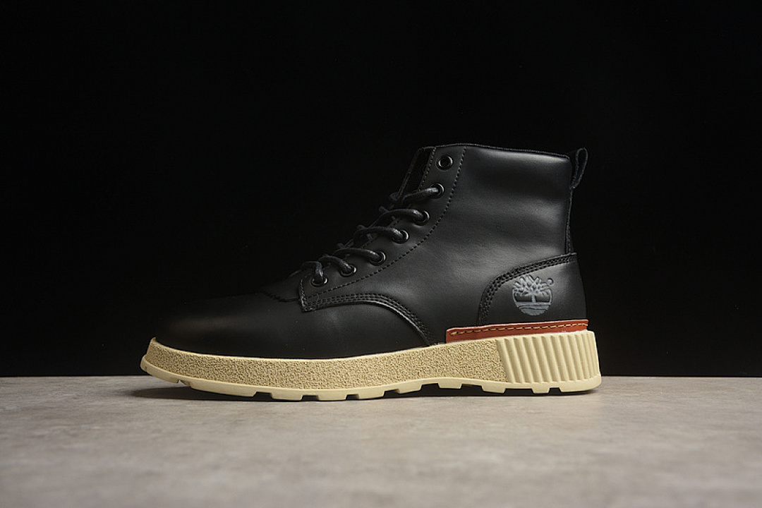 Timberland [BURREN CASUAL OUTDOOR MID TOP MARTIN BOOTS BLACK]-[MAN:39-44], photo 1