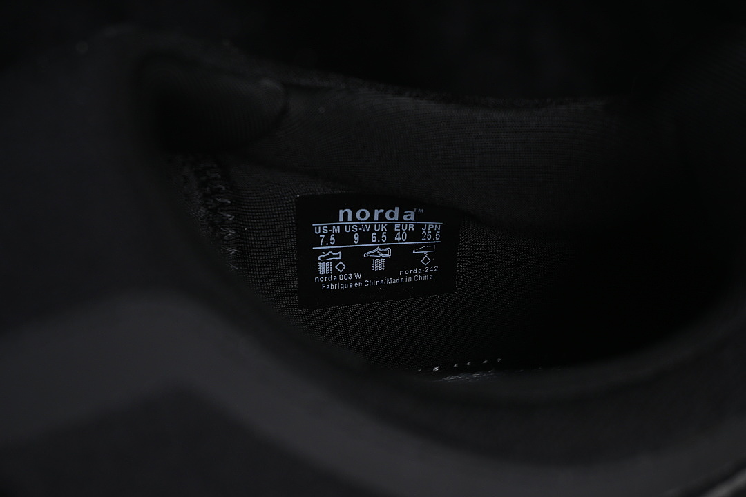 Norda [WEAR-RESISTANT CASUAL RUNNING SHOES BLACK/BLACK/BLACK]-[WOMAN:36-39]-[MAN:40-45] - Image 7