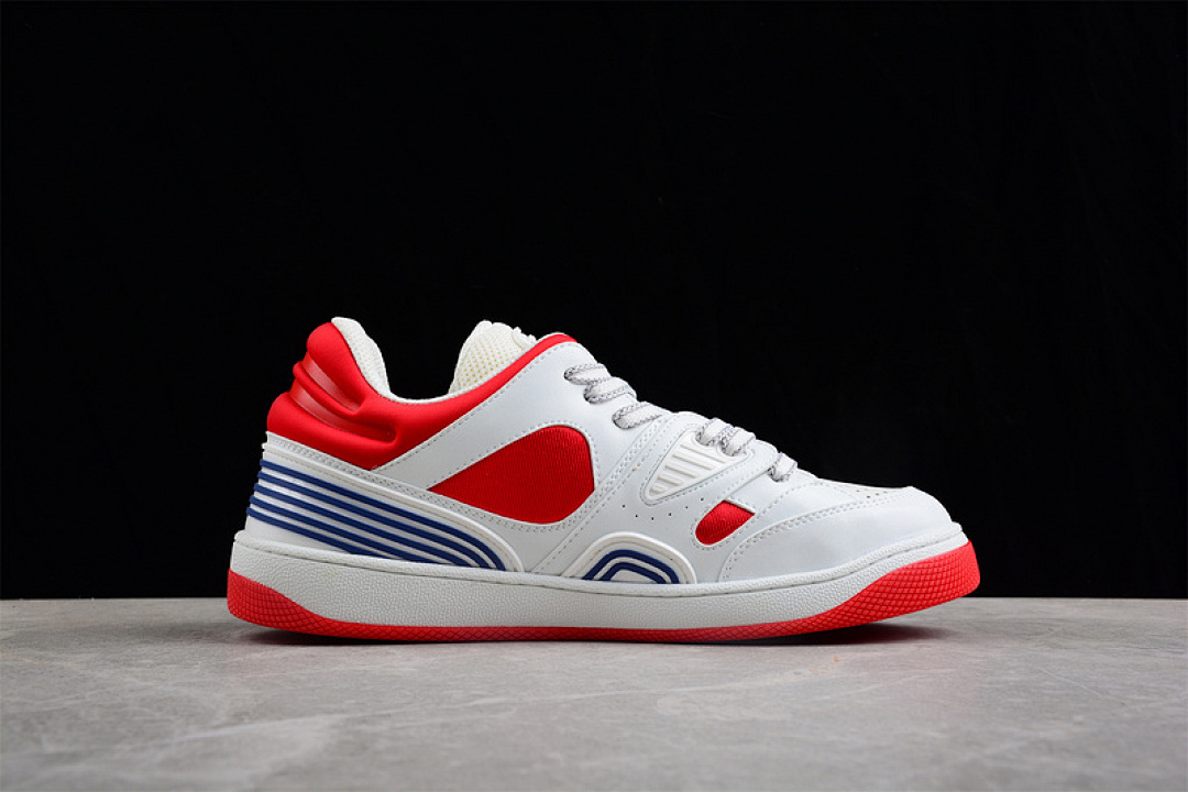 Gucci [GU*CCI BASKET LOW-TO SNEAKER WHITE/WHITE/RED]-[WOMAN:35-39]-[MAN:40-45] - Image 12
