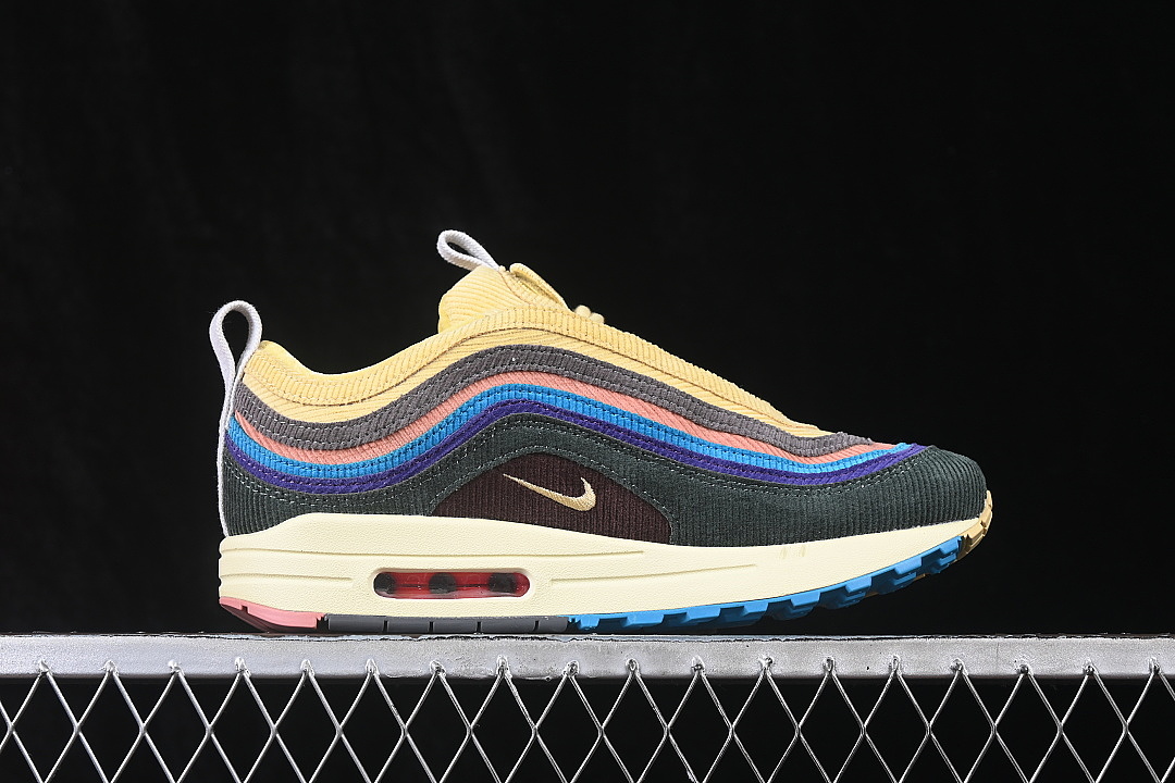 Unbranded [AJ4219-400]-[AIR MAX 97 SEAN WOTHERSPOON YELLOW/BLACK/BLUE]-[WOMAN:36-39]-[MAN:40-45] - Image 15