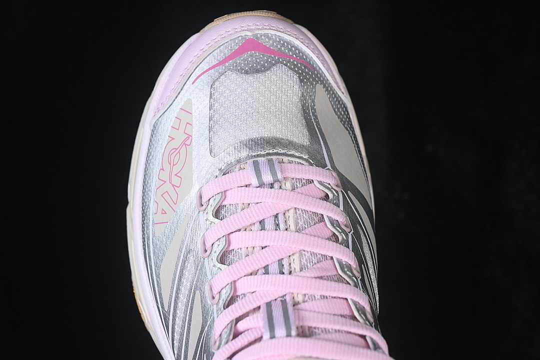 Hoka [1126851-SVRL]-[LIGHTWEIGHT MOUNTAIN RUNNING SHOES BEIGE/SILVER/PINK]-[WOMAN:36-39]-[MAN:40-45] - Image 10
