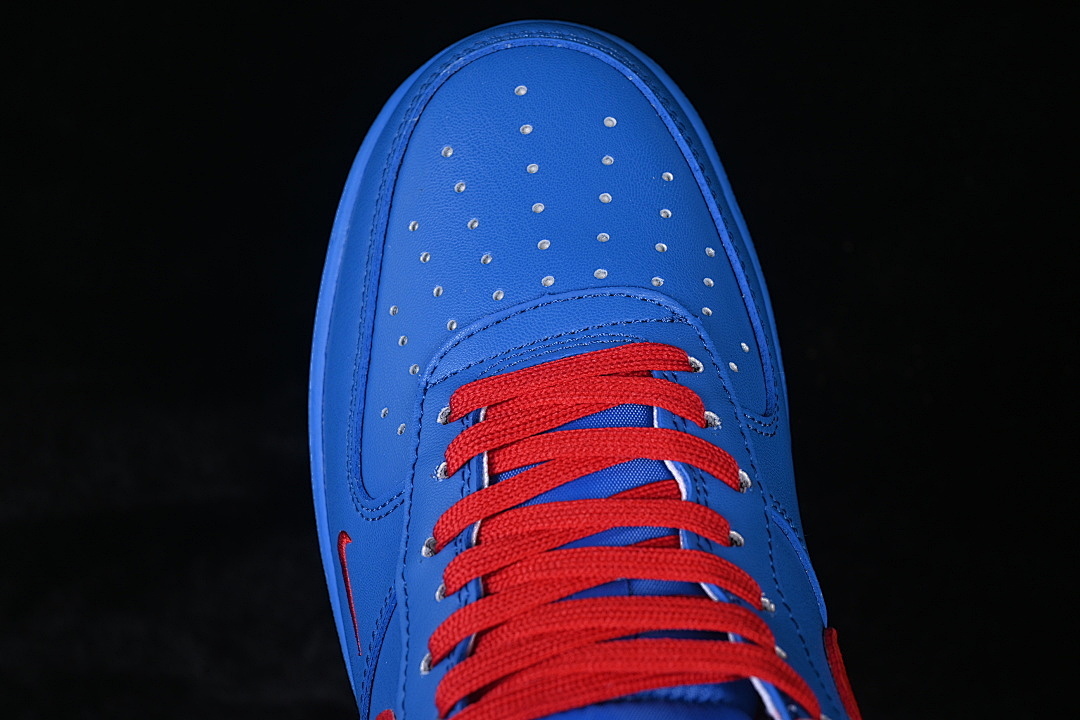 Nike [DF0188-128]-[AIR FORCE 1 07 LOW CASUAL SNEAKERS NAVY BLUE/RED]-[WOMAN:36-39]-[MAN:40-45] - Image 10