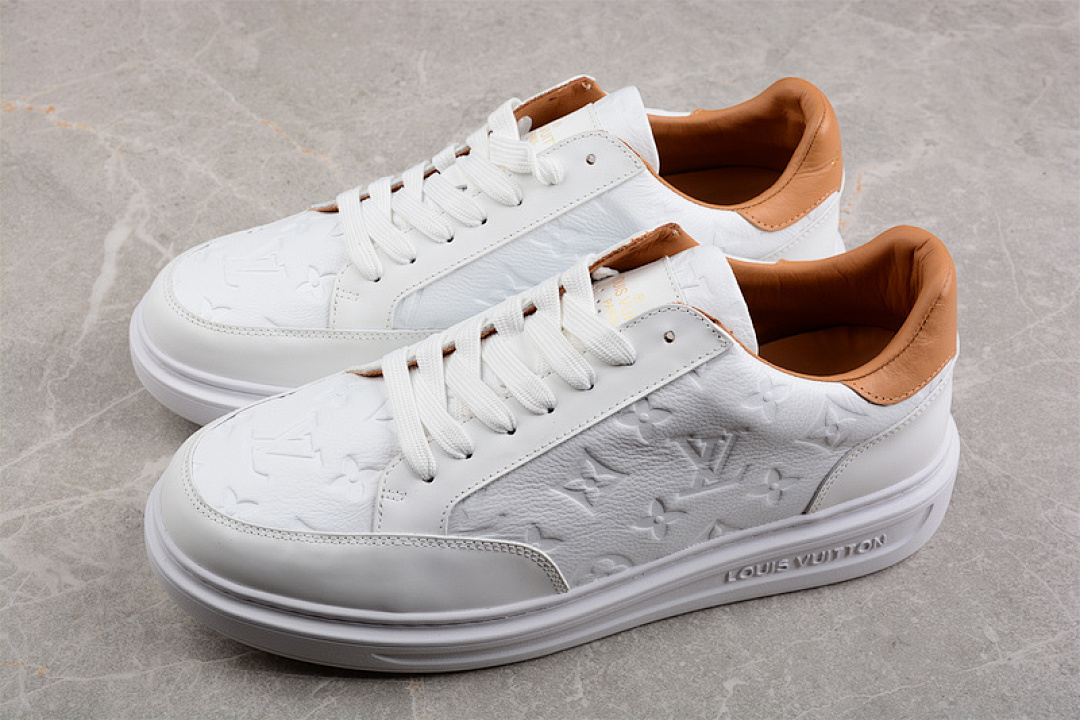 Louis Vuitton [L*V STELLAR SNEAKERS WHITE/WHITE/LIGHT BROWN]-[MAN:39-45] - Image 14