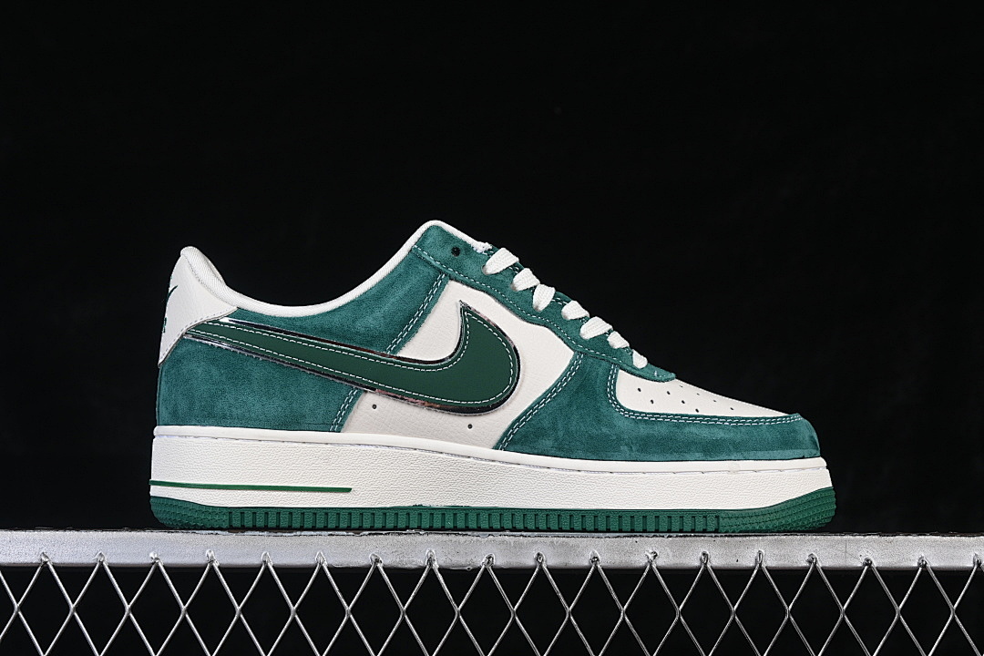 Nike [SY1388-011]-[AIR FORCE 1 07 LOW CASUAL SHOES DARK GREEN/WHITE]-[WOMAN:36-39]-[MAN:40-45] - Image 15