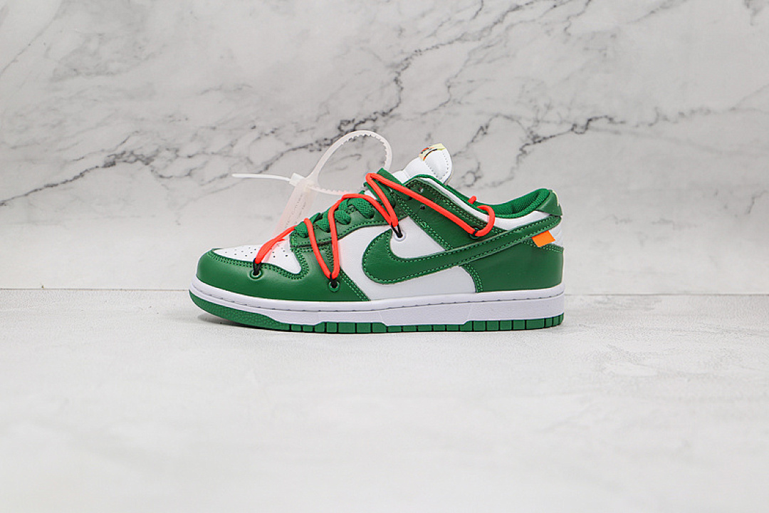 Off-White [CT0856-100]-[OW X FUTURA SB DUNK LOW POWDER GREEN/WHITE]-[WOMAN:36-39]-[MAN:40-45], photo 1