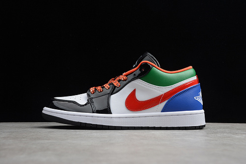Jordan AIR Jordan 1 LOW WHITE/MULTI-COLOR · CZ4776-101, photo 1