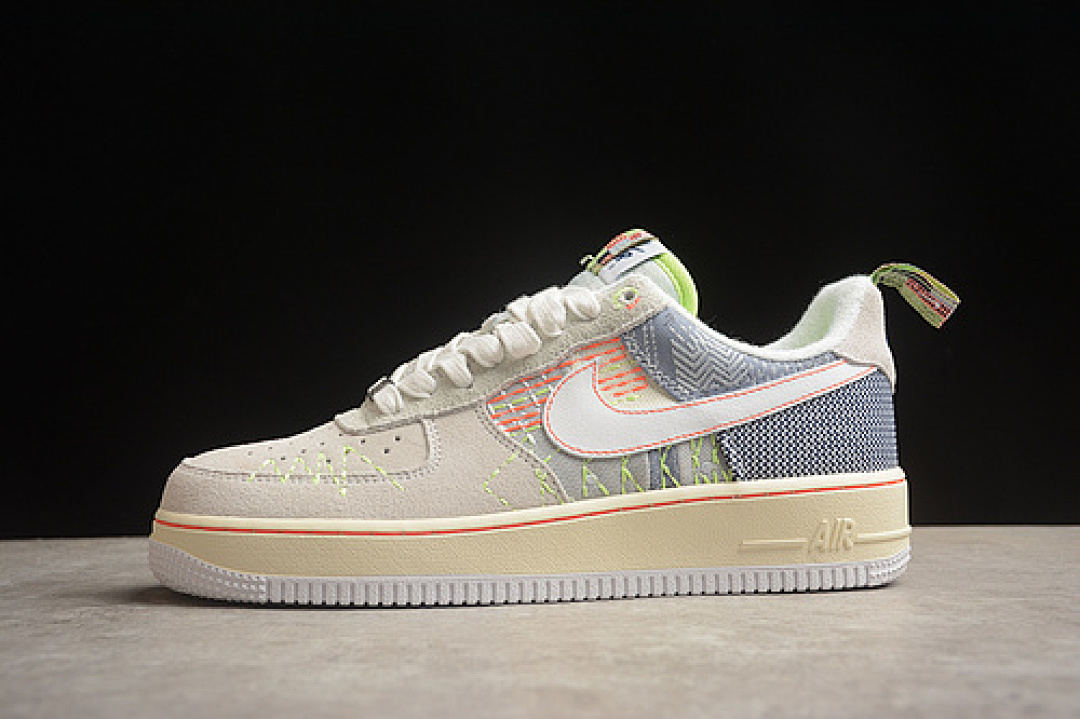 Nike [FB1854-111]-[AIR FORCE 1 07 LOW WHITE/GREY/GREEN/BROWN]-[WOMAN:36-39]-[MAN:40-45], photo 1