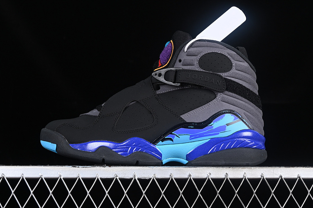 Jordan [305381-025]-[AIR JORDAN 8 RETRO BLACK/TRUE RED-FLINT GREY-BRIGHT CONCORD]-[MAN:40-48.5], photo 1
