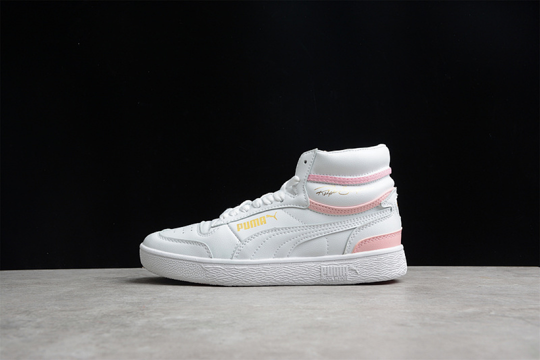 Puma [374807-07]-[PU*MA RALPH SAMPSON MID OG WHITE/LIGHT PINK/GOLD]-[WOMAN:36-39], photo 1