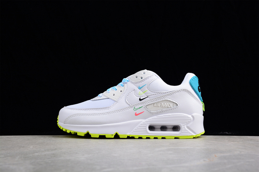 Unbranded [CK7069-100]-[AIR MAX 90 SE WORLDWIDE PACK WHITE/WHITE/BLUE FURY/VOLT]-[WOMAN:36-40], photo 1