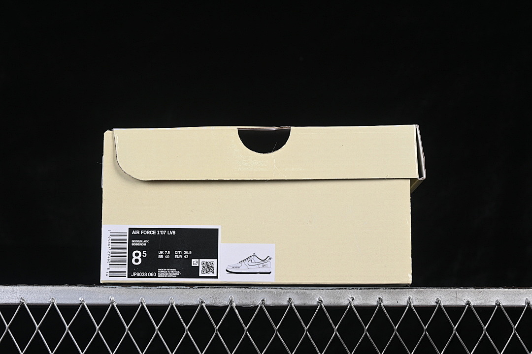 Nike [JP8028-060]-[AIR FORCE 1 07 LOW CASUAL SNEAKERS WHITE/BLACK]-[WOMAN:36-39]-[MAN:40-45] - Image 11