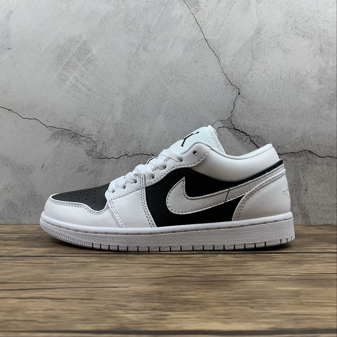 Jordan [DC0774-100]-[AIR JORDAN 1 LOW PANDA WHITE/WHITE/BLACK]-[WOMAN:35.5-39]-[MAN:40-46], photo 1
