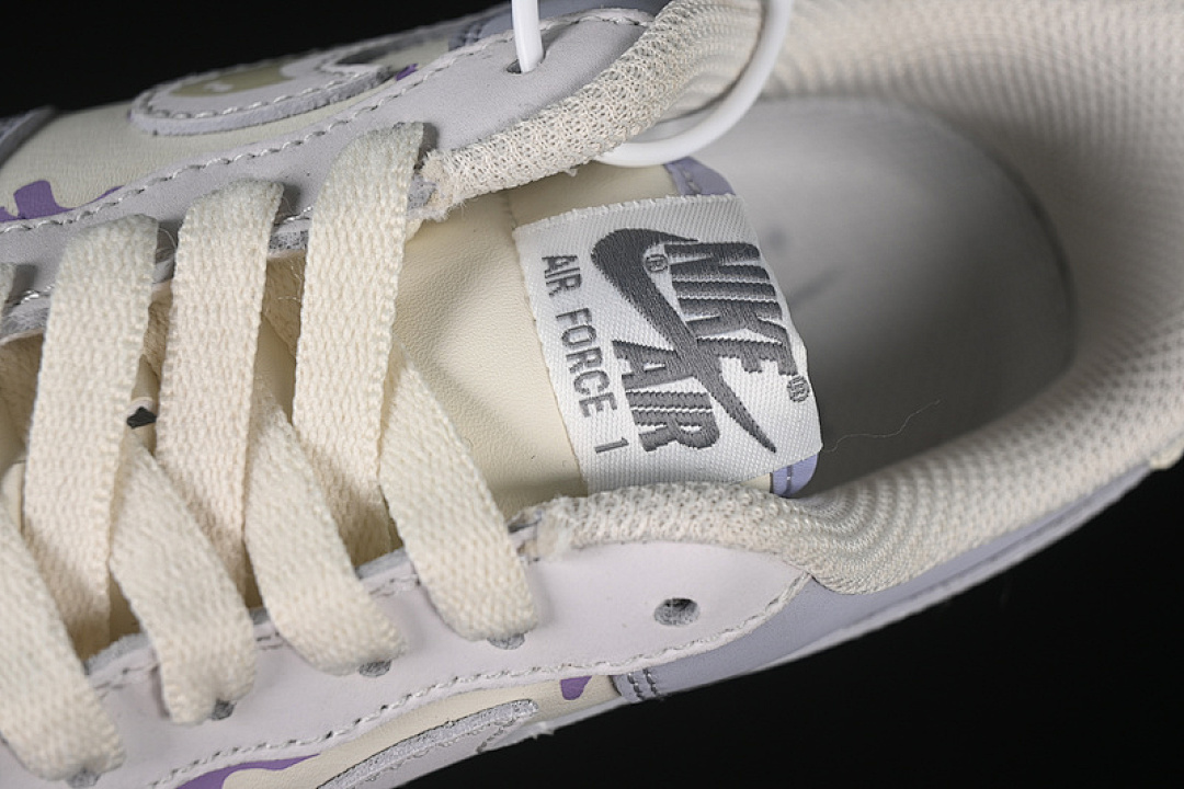 Nike [DB3301-221]-[AIR FORCE 1 07 LOW WHITE/PURPLE]-[WOMAN:36-39]-[MAN:40-45] - Image 9