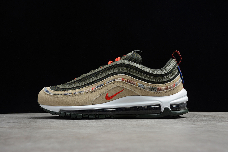 Nike AIR MAX 97 OLIVE GREEN/KHAKI-GYM RED · DC3494-992, photo 1