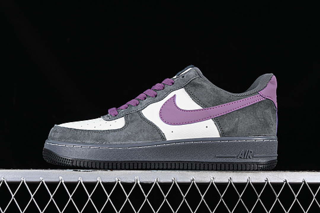 Nike [CW1188-111]-[AIR FORCE 1 07 LOW GREY/WHITE/PURPLE]-[WOMAN:36-39]-[MAN:40-45], photo 1