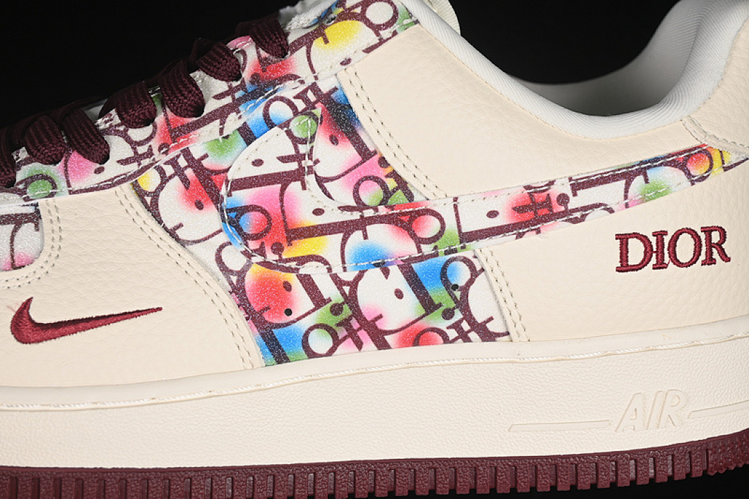 Nike [DF0188-063]-[AIR FORCE 1 07 LOW BEIGE/RED]-[WOMAN:36-39]-[MAN:40-45] - Image 8