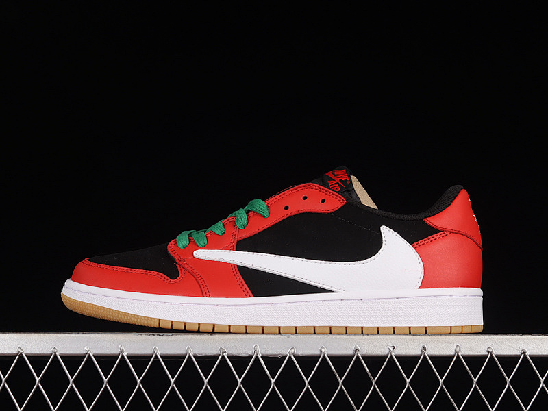Jordan TRAVIS SCOTT X AIR Jordan 1 LOW GS BLACK/WHITE/VERY BERRY · 553560-061, photo 1