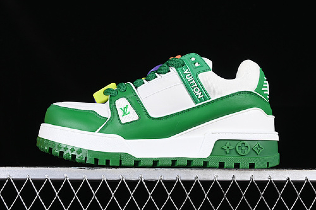 Louis Vuitton [TRAINER WHITE/GREEN/ORANGE]-[MAN:38-45] - Image 2