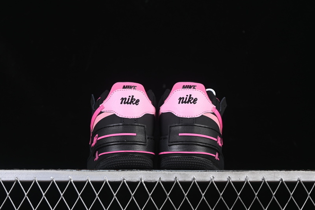 Nike [CI0919-006]-[AIR FORCE 1 LOW SHADOW BLACK/PINK SPELL/PINK BLAST]-[WOMAN:35.5-39]-[MAN:40] - Image 14