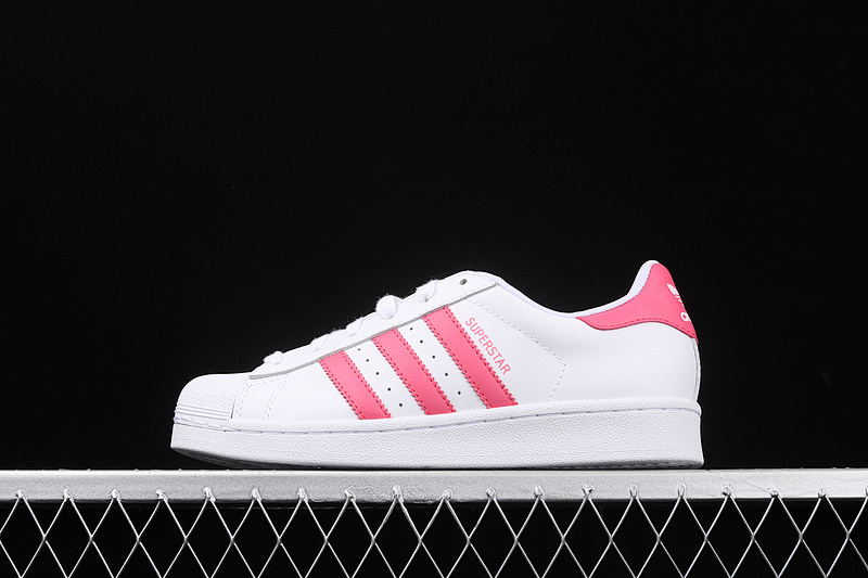 Adidas SUPERSTAR FOOTWEAR WHITE/FOOTWEAR WHITE/PINK · CG6608, photo 1