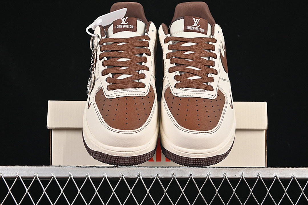 Nike [KK1988-087]-[AIR FORCE 1 07 LOW LV WHITE/BROWN]-[WOMAN:36-39]-[MAN:40-45] - Image 13
