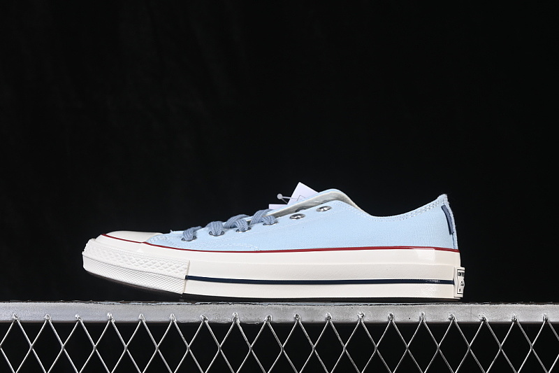 LOW-TOP CASUAL SNEAKERS BLUE/WHITE/BLUE · A18856C, photo 1