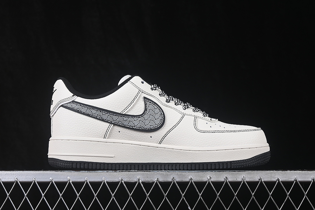 Nike [GS2288-006]-[AIR FORCE 1 07 LOW CASUAL SNEAKERS WHITE/BLACK]-[WOMAN:36-39]-[MAN:40-45] - Image 15