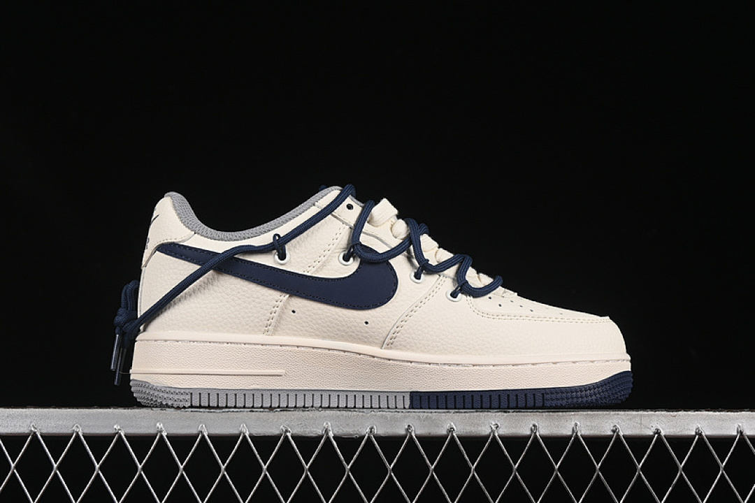 Nike [DM6868-068]-[AIR FORCE 1 07 LOW SUPREME WHITE/GREY/BLUE]-[WOMAN:36-39]-[MAN:40-45] - Image 16