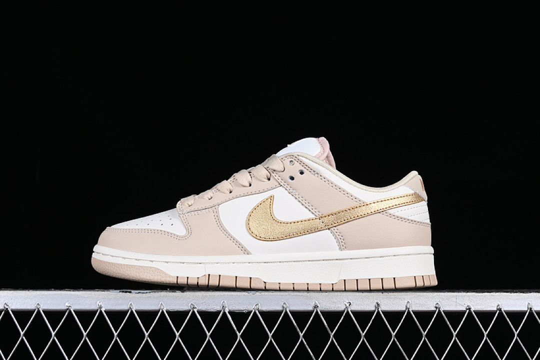 Unbranded [DX5930-001]-[DUNK LOW GOLD SWOOSH PHANTOM/METALLIC GOLD/SANDDRIFT/SAIL]-[UNSIZE:36-47.5], photo 1