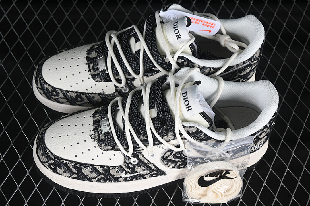 Nike [SJ1198-106]-[AIR FORCE 1 07 LOW WHITE/GREY/BLACK]-[WOMAN:36-39]-[MAN:40-45] - Image 11