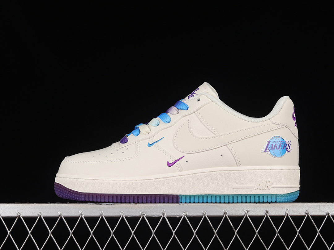 Nike [LA9696-023]-[AIR FORCE 1 LOW 07 BEIGE/BLUE/PURPLE]-[WOMAN:36-39]-[MAN:40-45], photo 1