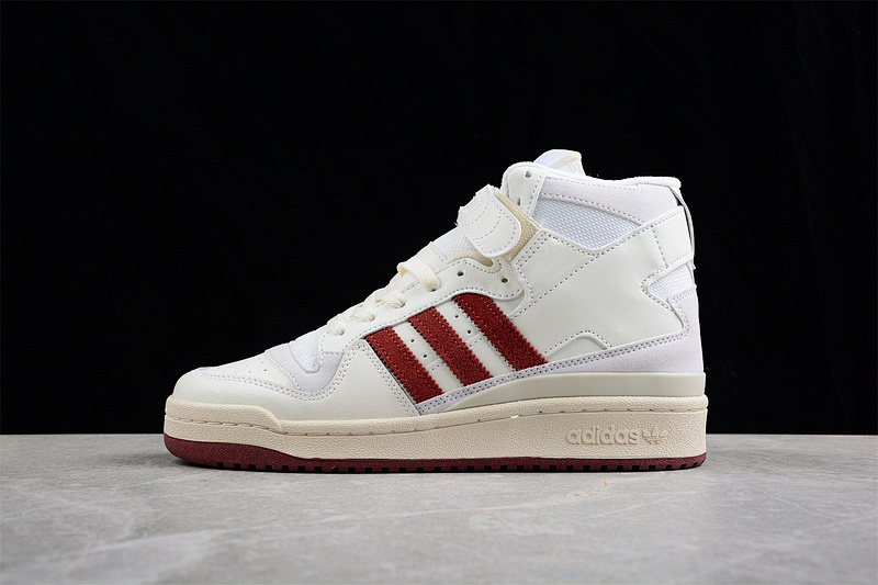 FORUM 84 HIGH SHOES CLOUD WHITE/CLOUD WHITE/RED · GX1520, photo 1
