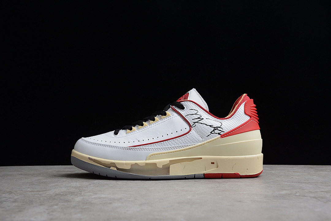 Off-White [DJ4375-106]-[OW X AIR JORDAN 2 RETRO LOW SP WHITE/VARSITY RED/BLACK]-[MAN:39-45], photo 1
