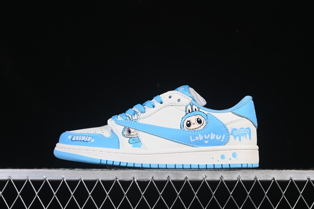 Jordan [JW1188-165]-[TRAVIS SCOTT X FRAGMENT DESIGN AIR JORDAN 1 LOW OG SP WHITE/BLUE]-[36-45], photo 1