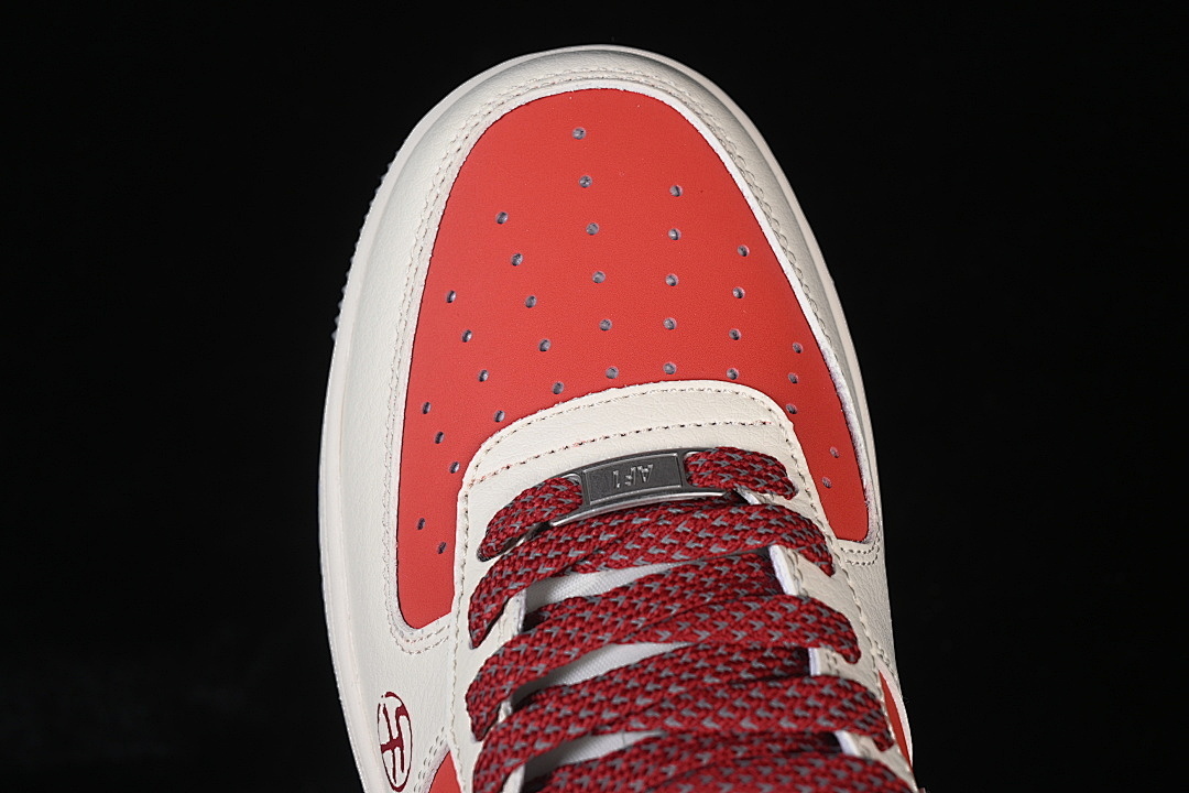 Nike [JP2026-151]-[AIR FORCE 1 07 LOW WHITE/RED/GOLD/GREY]-[WOMAN:36-39]-[MAN:40-45] - Image 10