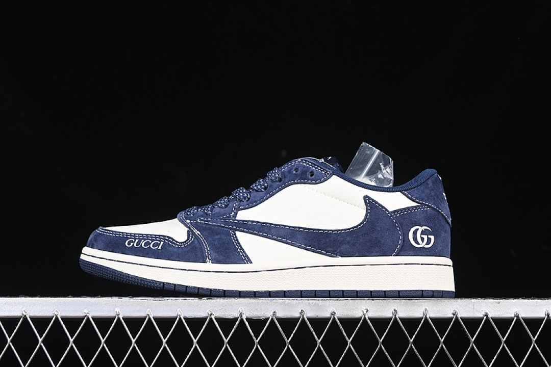 Jordan [XS3086-006]-[TRAVIS SCOTT X FRAGMENT DESIGN AIR JORDAN 1 LOW OG SP WHITE/BLUE]-[36-45], photo 1