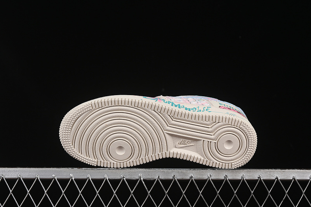 Nike [FJ7740-310]-[AIR AIR FORCE 1 07 LOW MISS FUJIANG WHITE/BLUE/PINK/BEIGE]-[WOMAN:36-42] - Image 15