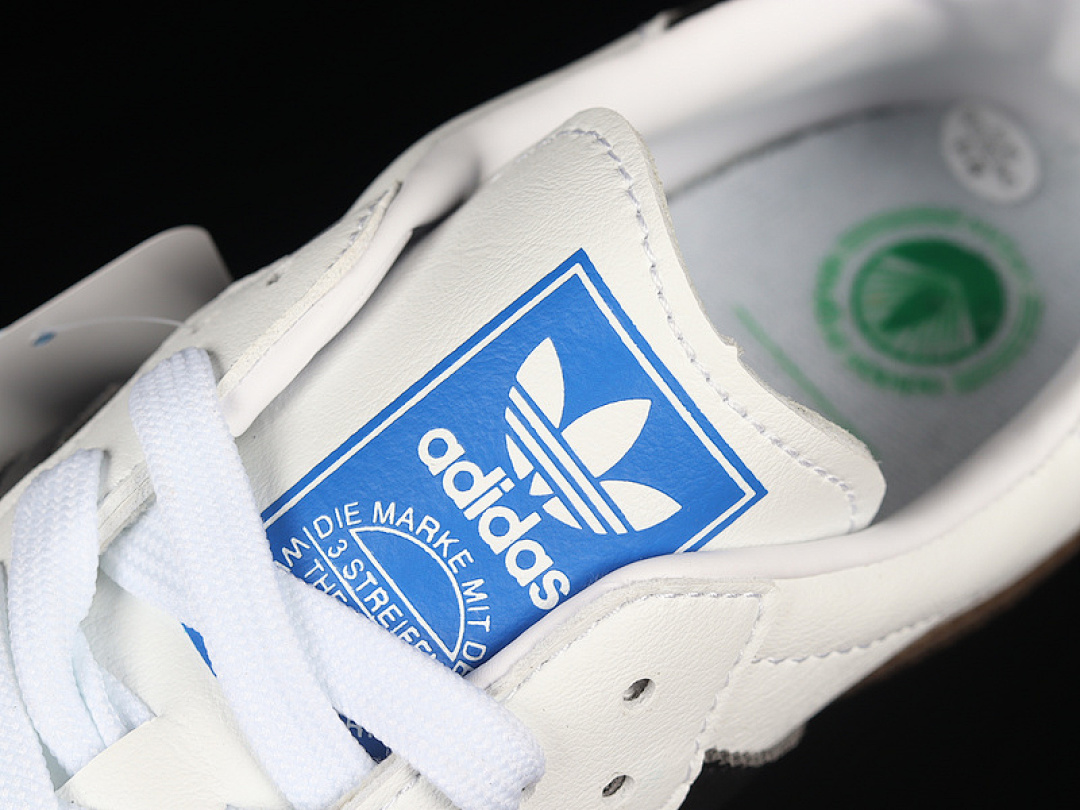 Adidas [FW2427]-[SAMBA VEGAN SHOES CLOUD WHITE/CORE BLACK/GUM]-[WOMAN:36-39]-[MAN:40-45] - Image 8