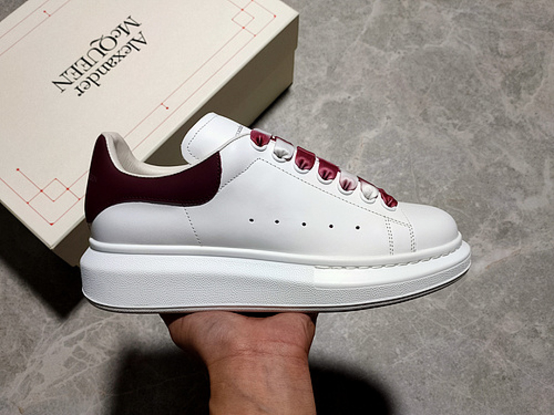 Alexander McQueen [AL*EXANDER MCQUEEN SNEAKERS WHITE/WHITE/WINE RED]-[WOMAN:35-40], photo 1