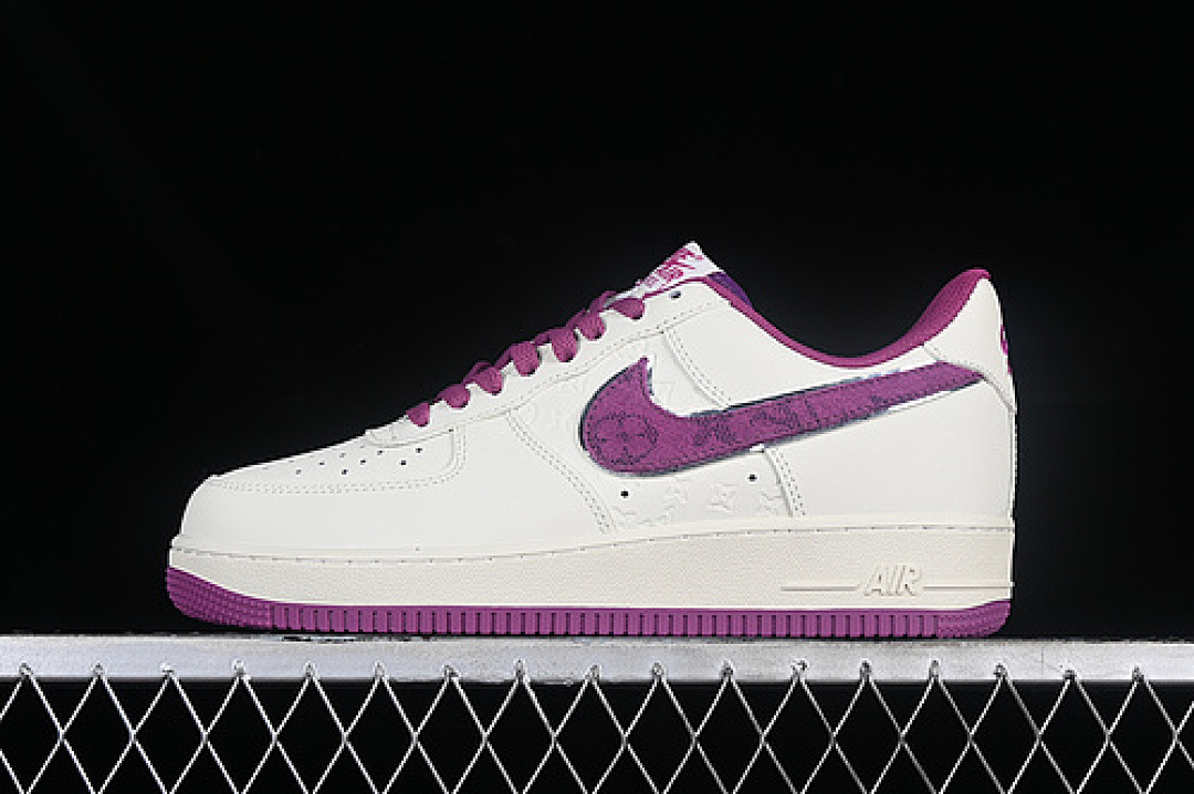 Nike [LV0506-066]-[AIR FORCE 1 07 LOW L*V WHITE/PURPLE]-[WOMAN:36-39]-[MAN:40-45], photo 1