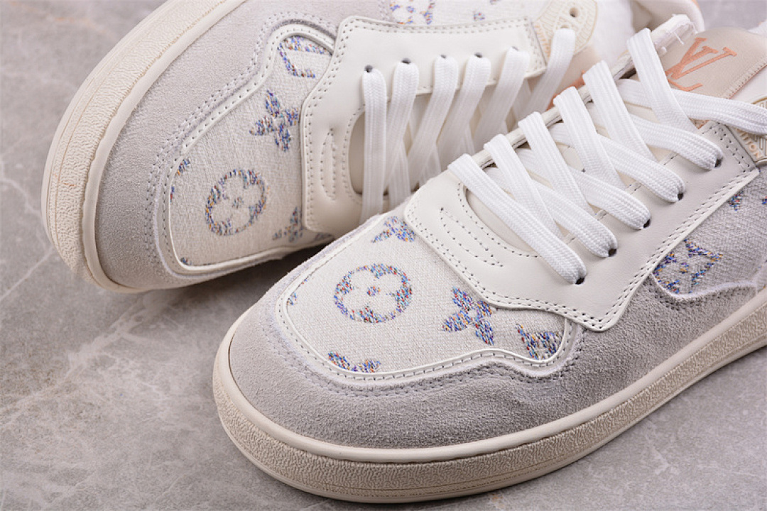 Louis Vuitton [L*V TRAINER STADIUM WHITE/GREY]-[WOMAN:35-39]-[MAN:40-45] - Image 7