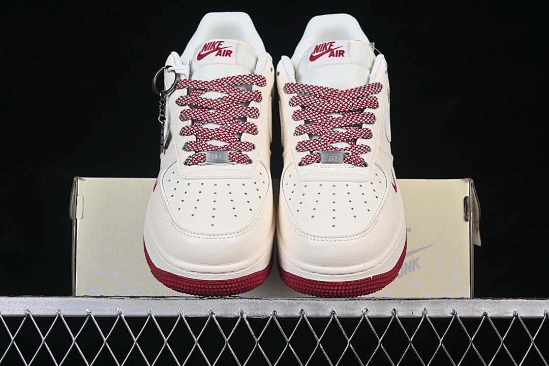 Nike [JP2026-106]-[AIR FORCE 1 07 LOW WHITE/RED/WHITE]-[WOMAN:36-39]-[MAN:40-45] - Image 13